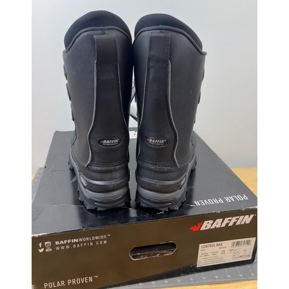 Baffin Men's Control Max Insulated Waterproof Winter Boots Black Sz. 12 new - Picture 5 of 10